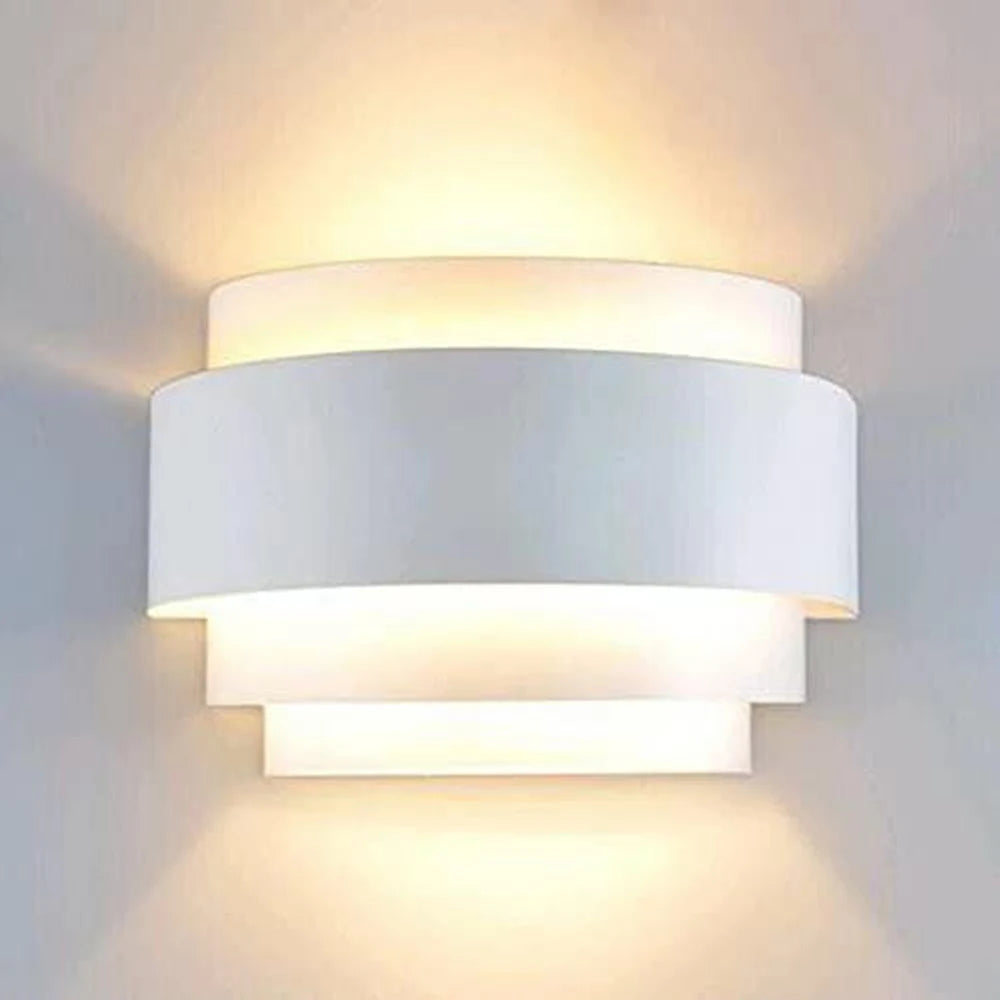 Style nordique éclairage intérieur E27 applique murale LED lumières moderne haut vers le bas lampe de chevet luminaire applique couloir intérieur salon chambre - vue 3 sur 5