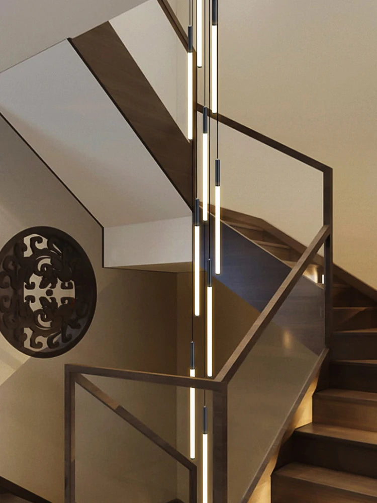 lustre nordique moderne éclairage intérieur design réglable - vue 6 sur 17