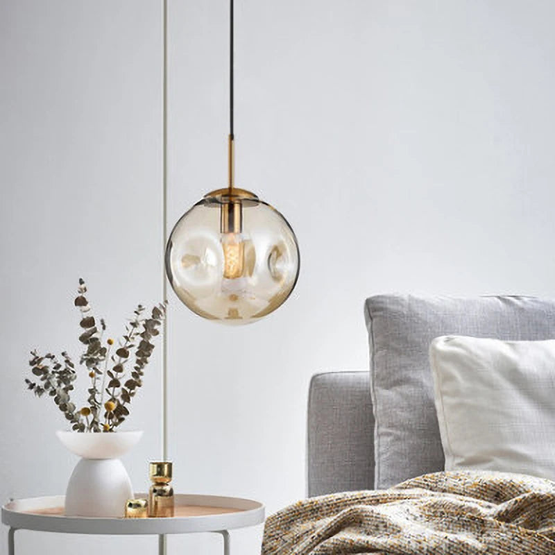 suspension vintage loft led pour luminaire - vue 4 sur 8