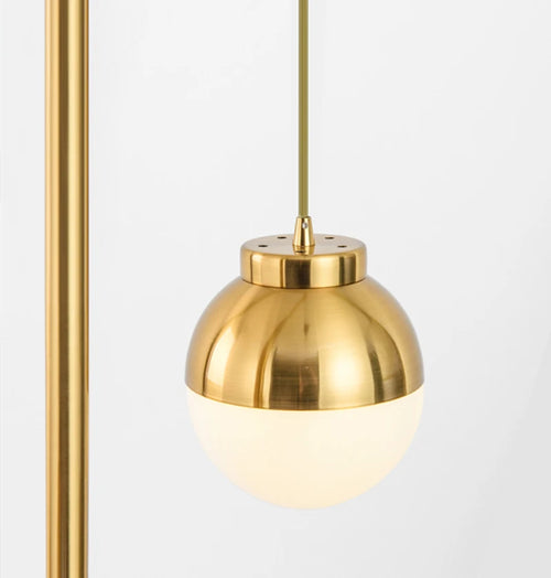 lampadaire en verre design nordique décoratif pour intérieur moderne - vue 7 sur 7