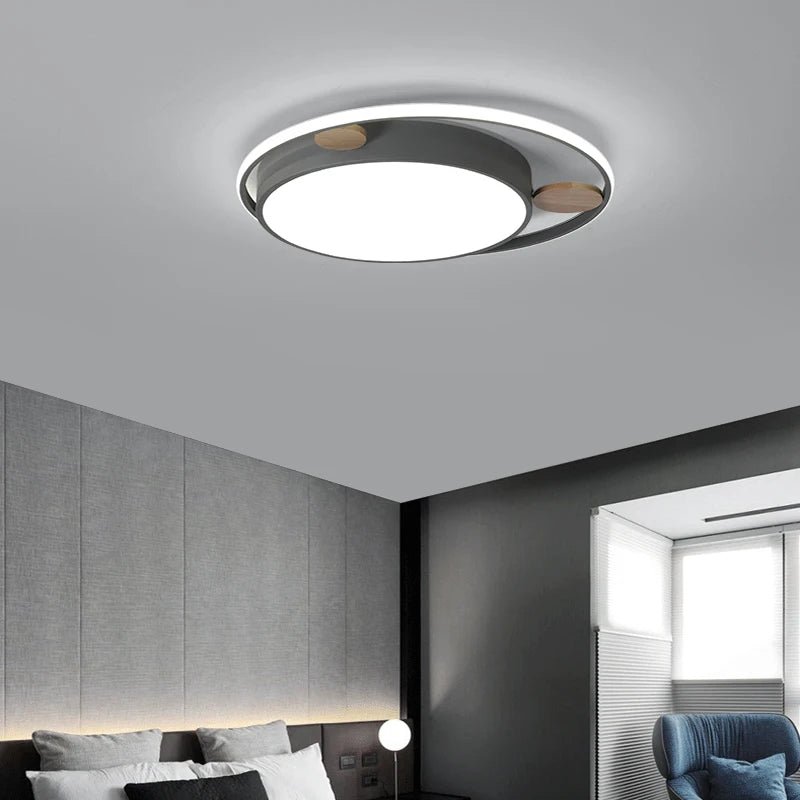 plafonnier led rond pour intérieur décoratif moderne et élégant - vue 5 sur 12