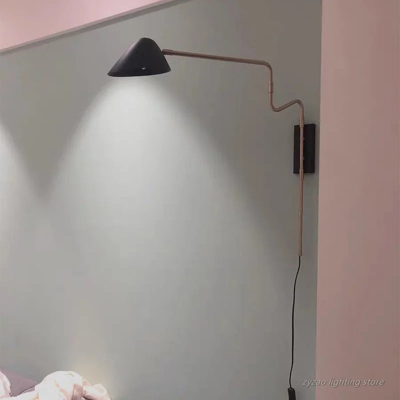 applique murale moderne rotative 360 degrés pour décoration intérieure - vue 9 sur 9