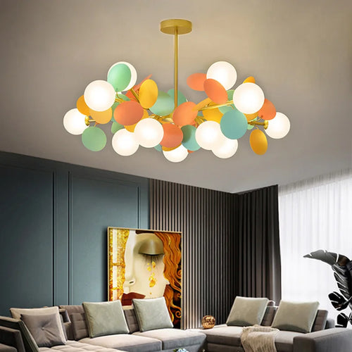 lustre nordique créatif lampe haricots magiques minimaliste moderne