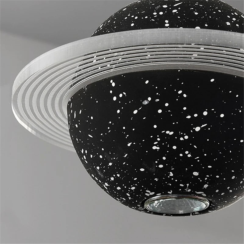 suspension modernes en ciment led pour restaurant barre lumineuse - vue 5 sur 23