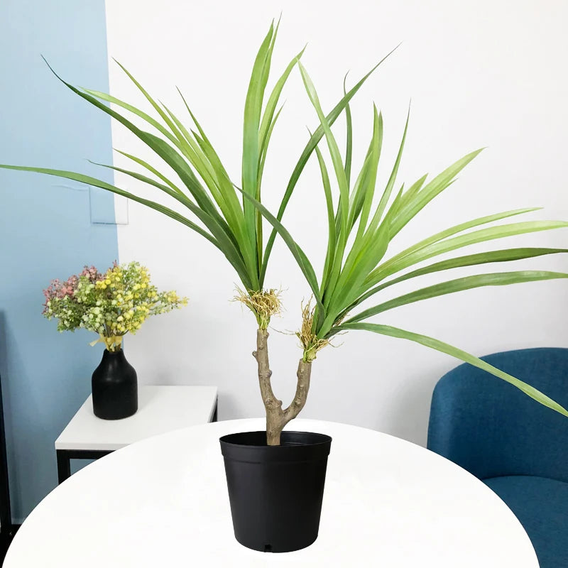plantes artificielles dracaena arbre tropical en pot décoration intérieure - vue 4 sur 10