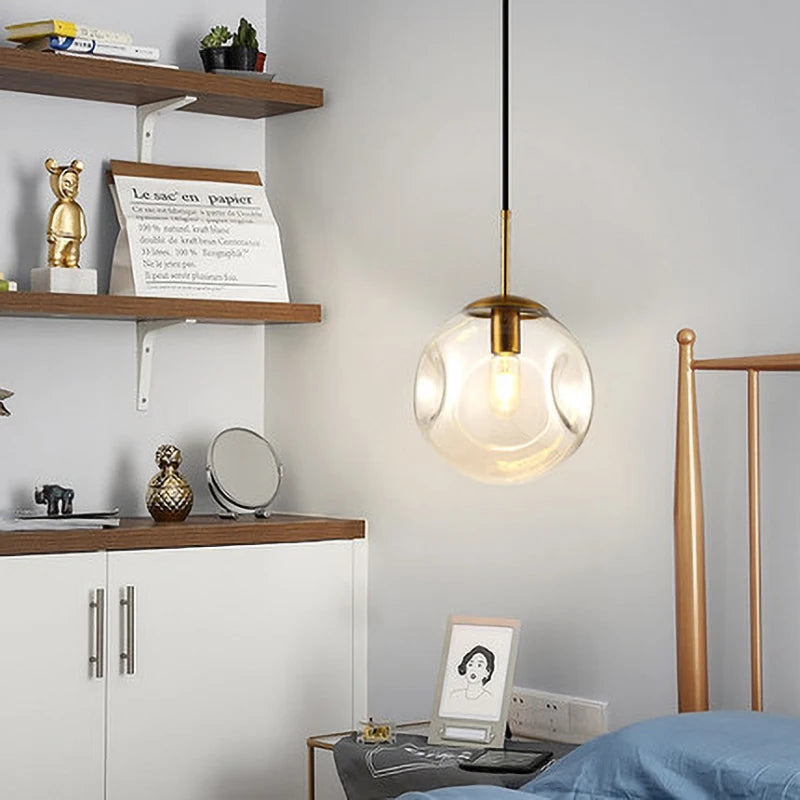 suspension vintage loft led pour luminaire - vue 5 sur 8