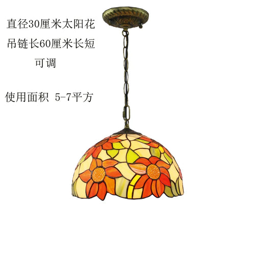 suspension baroque en verre teinté pour intérieur élégant - vue 12 sur 15