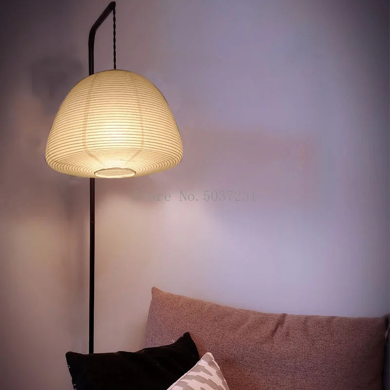 lampe suspendue nordique en papier fait à la main design créatif led