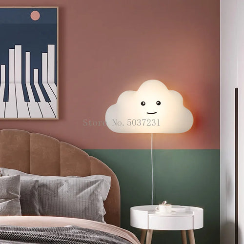 applique murale nuage pour décoration chambre enfant moderne - vue 3 sur 11