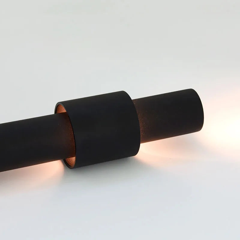 suspension à led nordique tube long éclairage intérieur dimmable - vue 3 sur 14