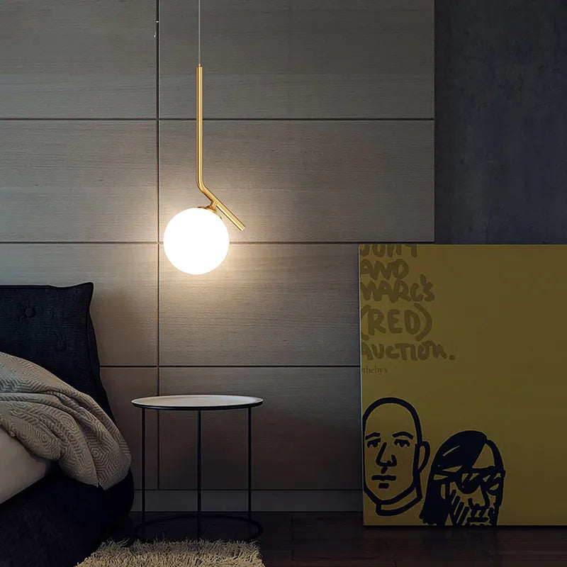 suspension moderne à bulles design créatif en verre pour décoration élégante - vue 5 sur 8