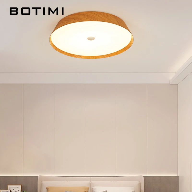 plafonnier métal moderne rond fer chambre surface monté - vue 4 sur 9