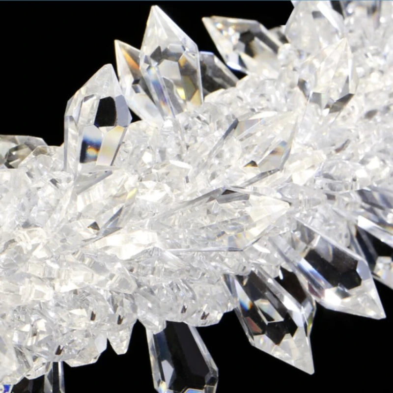 suspension à led en cristal pour décoration intérieure romantique - vue 6 sur 17
