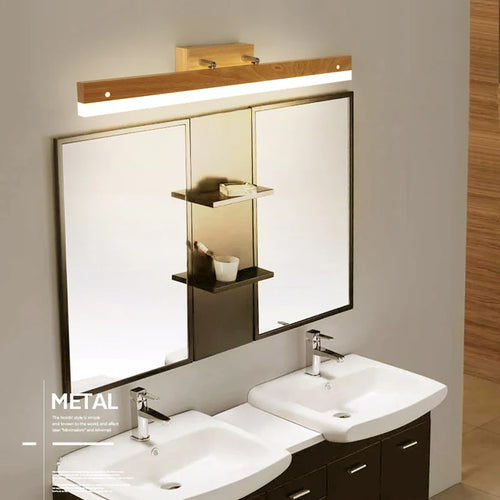 applique murale led en bois au design nordique moderne pour intérieur - vue 5 sur 6