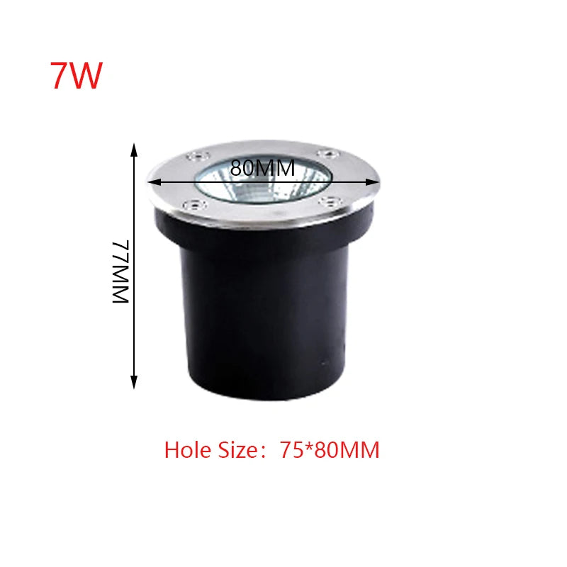 spot led étanche pour éclairage extérieur de jardin - vue 13 sur 14