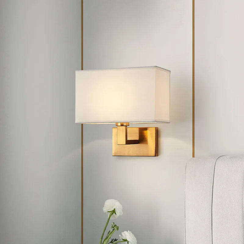 applique murale moderne en tissu style américain carré décoratif - vue 4 sur 11