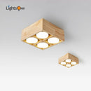 plafonnier downlight style japonais grille audacieuse