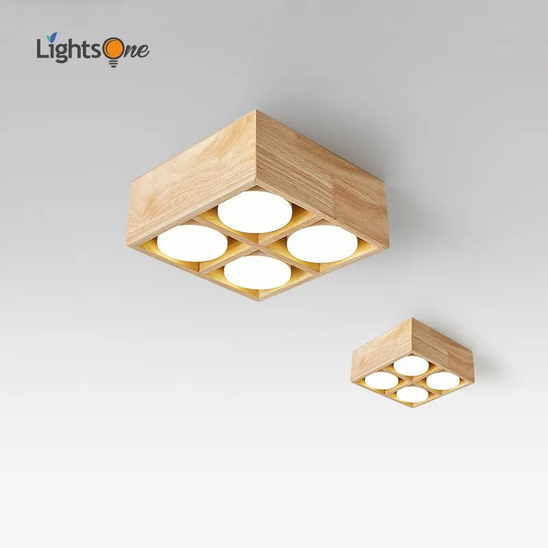 plafonnier downlight style japonais grille audacieuse - vue 2 sur 9