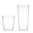 Verres fins style collins cocktail whisky jus eau