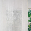 Rideau rayé style européen rétro tissu texturé décoratif