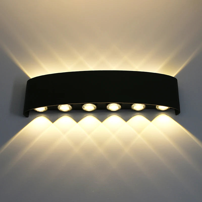 applique murale led étanche pour jardin extérieur et intérieur - vue 4 sur 8