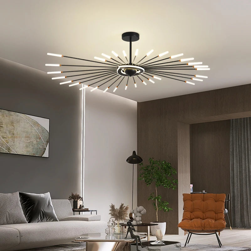 lampe de salon moderne atmosphérique minimaliste nordique