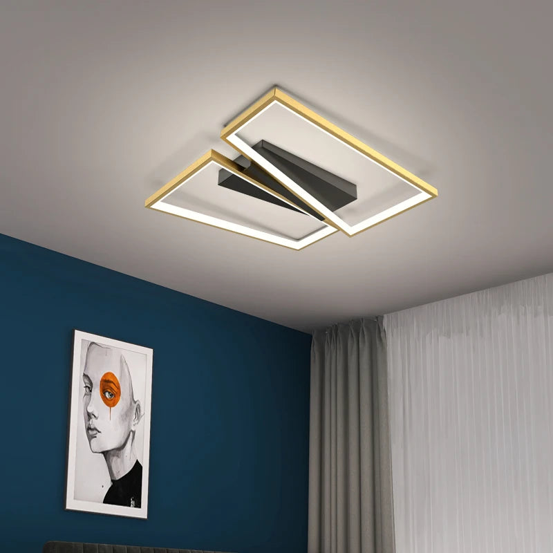 plafonnier led en aluminium éclairage décoratif pour intérieur - vue 4 sur 14