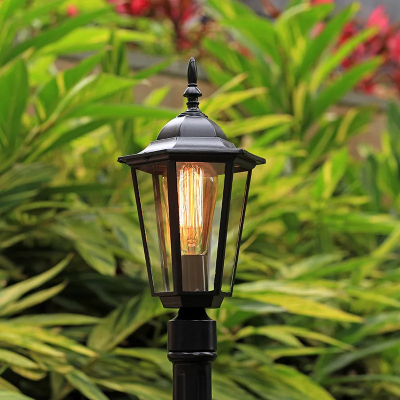 lampe de jardin extérieure rétro pour les espaces extérieurs et les allées - vue 9 sur 8