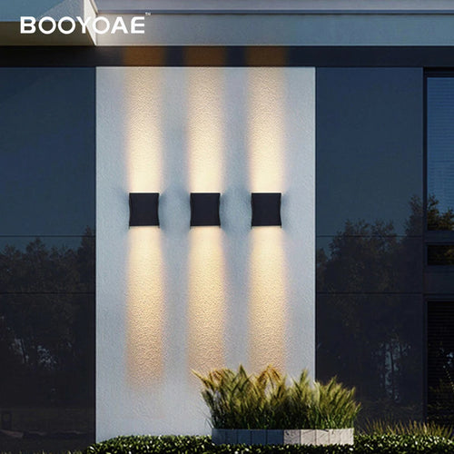 Éclairage mural extérieur LED lumières escalier entrée balcon maison jardin porche terrasse étanche applique porte phare - vue 3 sur 7
