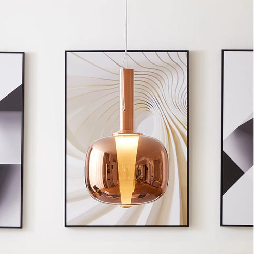 suspension en verre design pour bar restaurant bureau et boutique