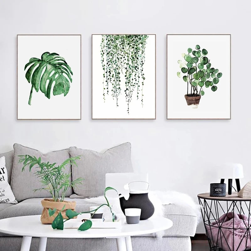plante tropicale nordique art mural décoration moderne - vue 7 sur 7