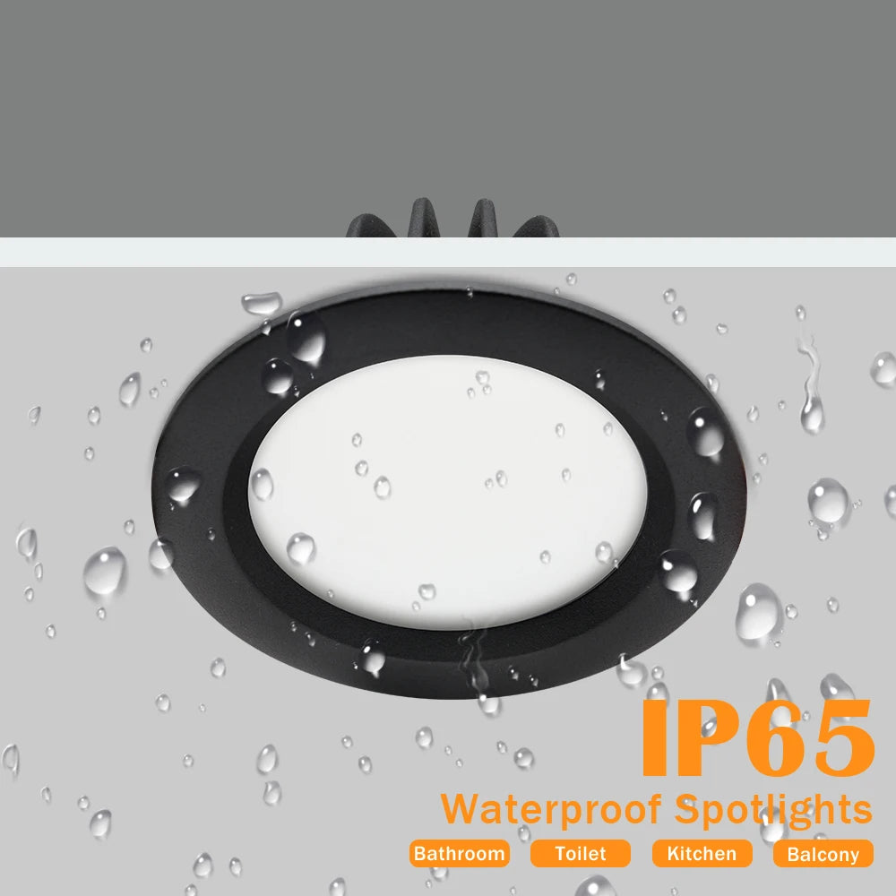 spot led étanche rond pour éclairage intérieur