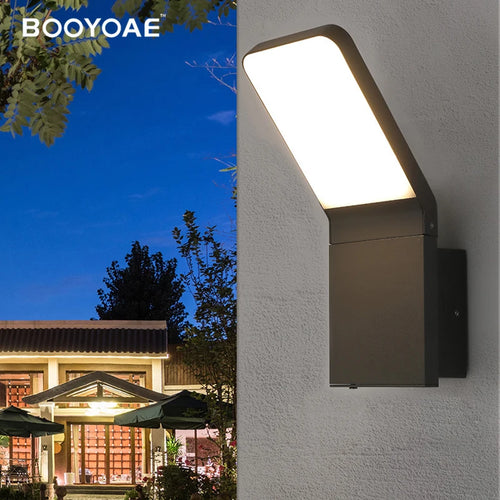 Éclairage mural extérieur LED lumières escalier entrée balcon maison jardin porche terrasse applique étanche phare de porte - vue 2 sur 7