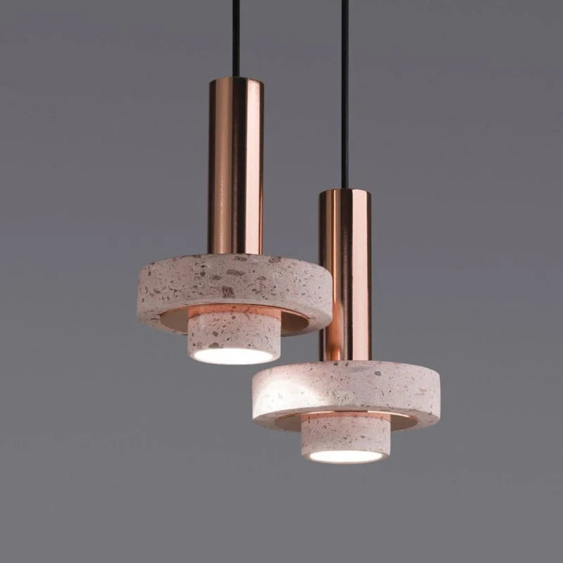 suspension en terrazzo design nordique pour divers espaces intérieurs