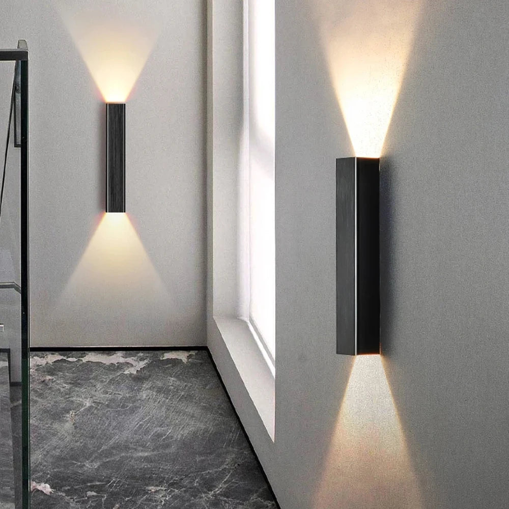 12W 18W LED applique intérieure moderne en aluminium éclairage à la maison appliques chambre salon allée couloir décoration applique murale LED lumière - vue 3 sur 14