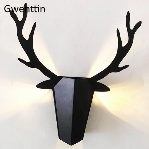 applique murale moderne en forme de bois de cerf décoration intérieure - vue 5 sur 9
