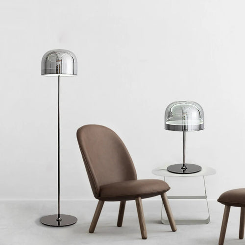 lampes de table nordiques en verre coloré pour intérieur élégant - vue 3 sur 18