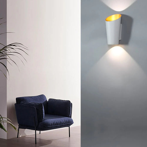 applique murale led étanche en aluminium pour jardin extérieur - vue 6 sur 10