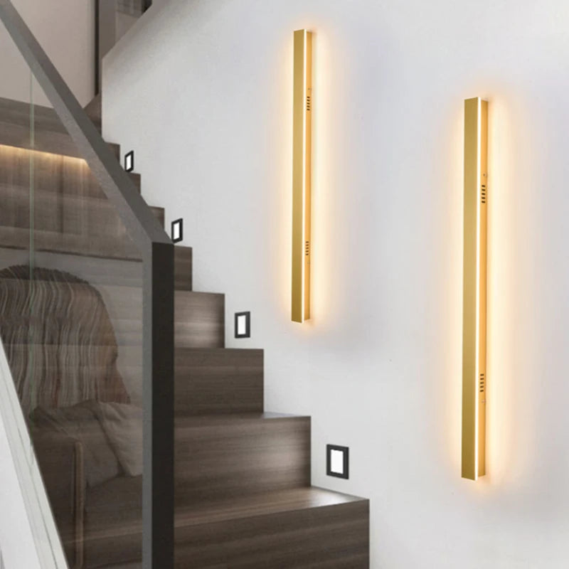 LED applique extérieure longue appliques murales moderne étanche IP65 porche jardin applique intérieure chambre chevet décoration Lightin - vue 3 sur 6