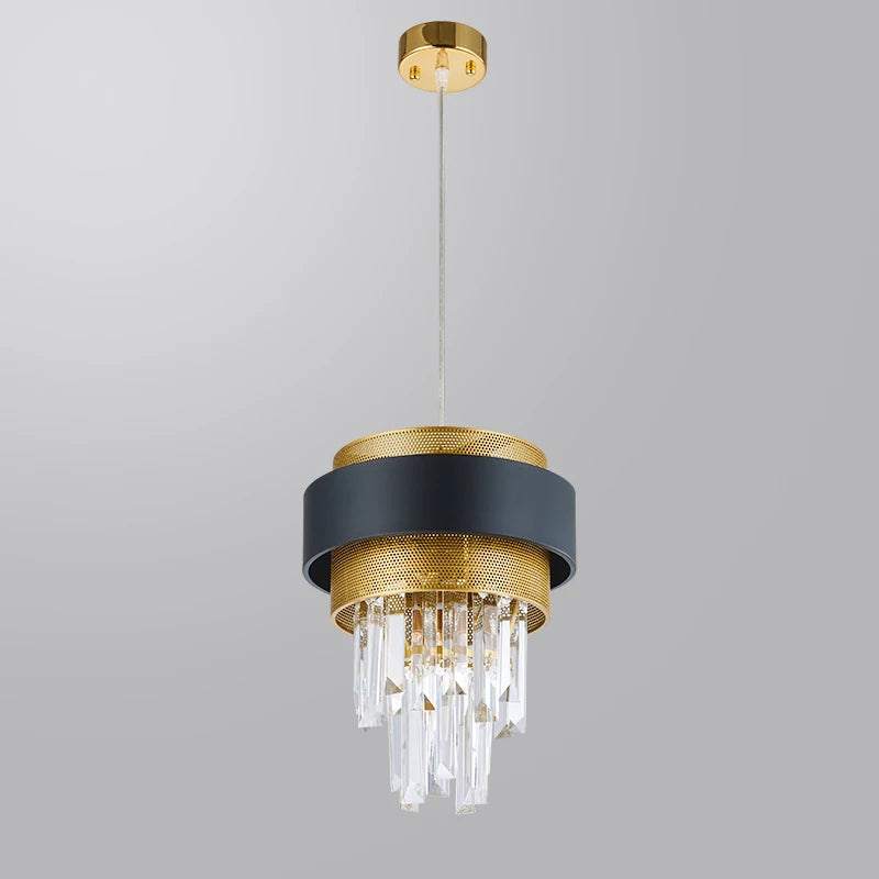 lustre en cristal de luxe design postmoderne pour intérieur élégant - vue 3 sur 7