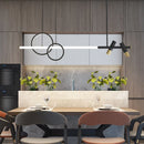 lustre moderne nordique simple pour restaurant et bar
