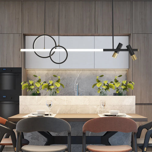 lustre moderne nordique simple pour restaurant et bar