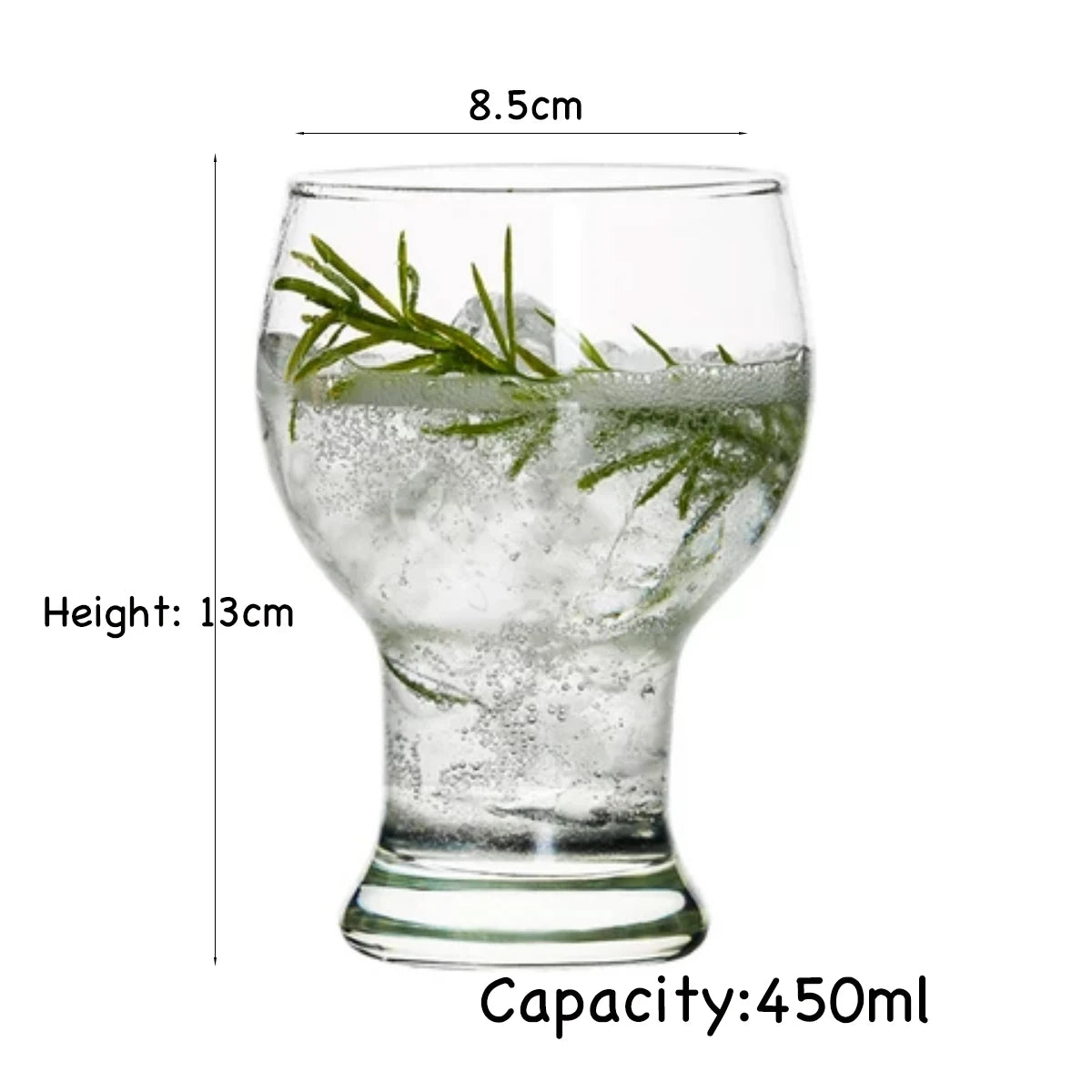 Verres cocktail style collins cristal sans plomb