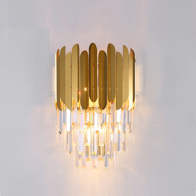 applique murale en cristal moderne design lumineux et élégant