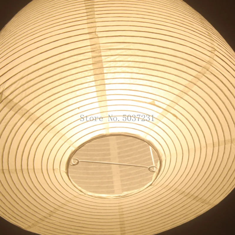 lampe suspendue nordique en papier fait à la main design créatif led