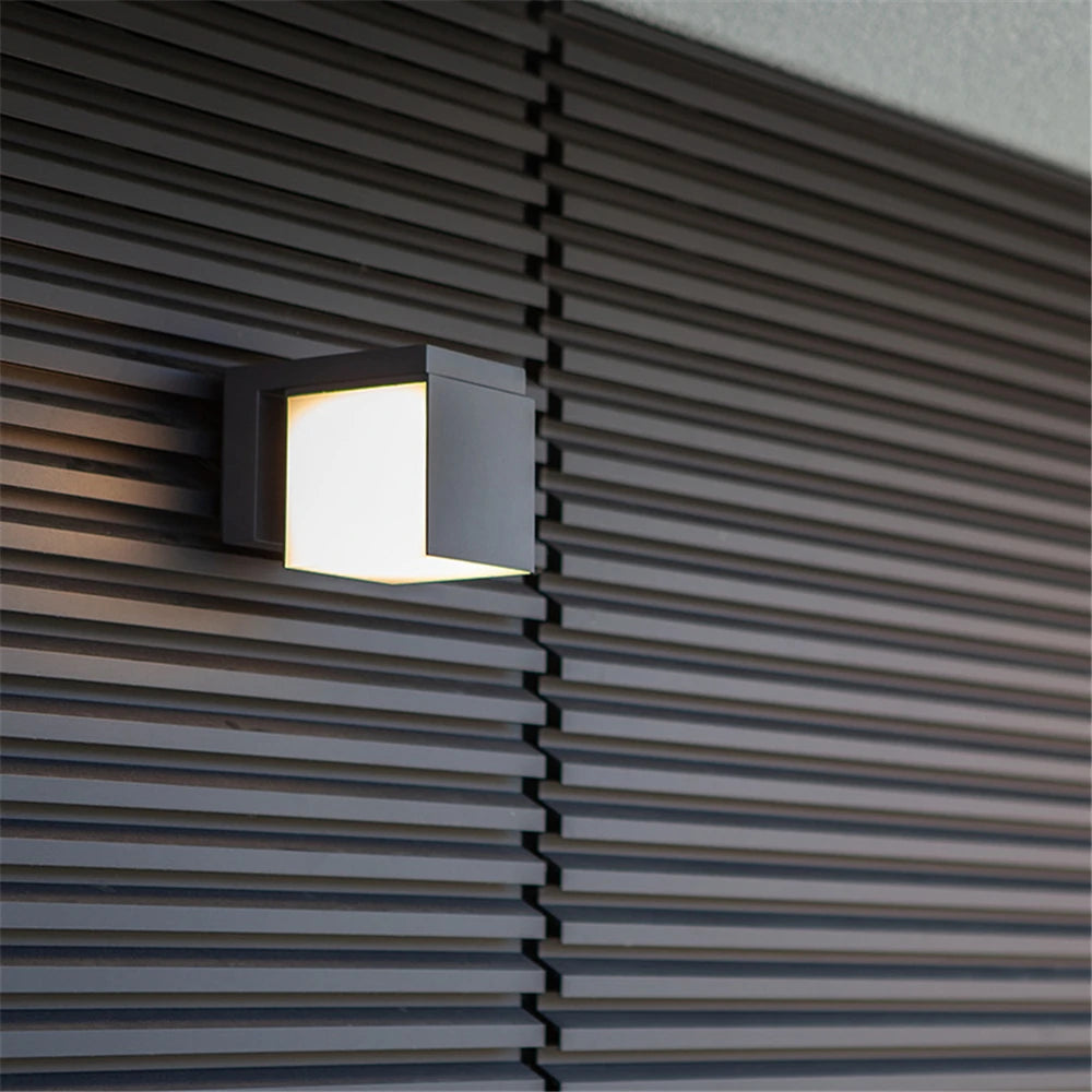applique murale led étanche moderne pour extérieur décoratif paysage jardin allée - vue 4 sur 11