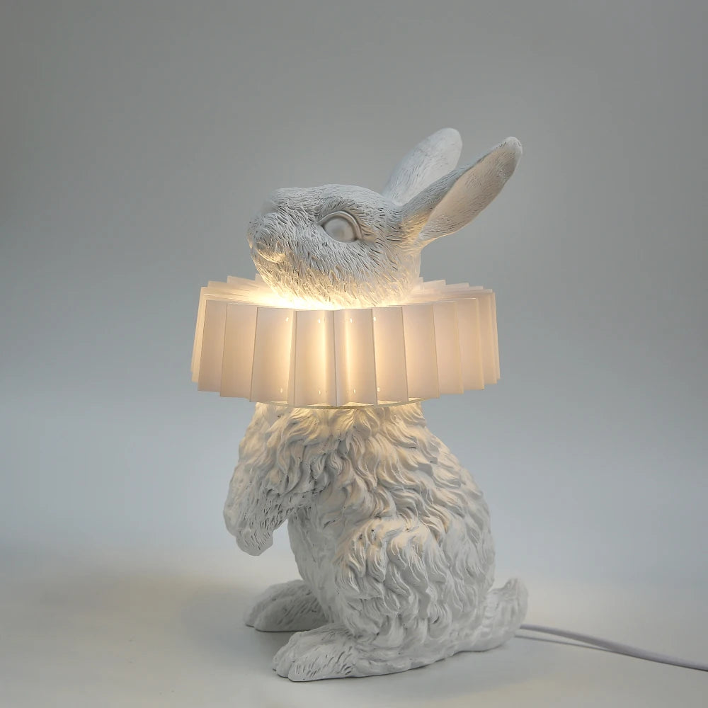 Lampe de table en forme de lapin pour chambre à coucher - vue 5 sur 15
