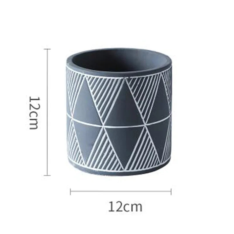 moule en silicone pour pot de fleurs en béton fait maison - vue 14 sur 14