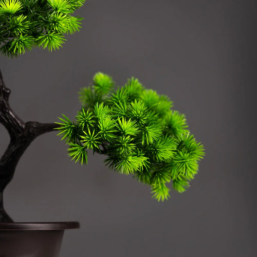 arbre artificiel en pot faux bonsaï pour décoration intérieure et extérieure - vue 4 sur 8