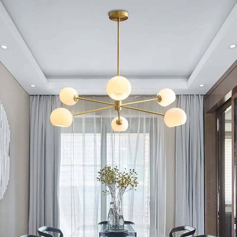 lustre moléculaire nordique led minimaliste pour décoration intérieure
